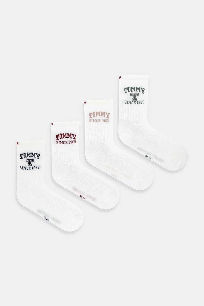 Tommy Hilfiger Skarpetki dziecięce 4-pack biały 701238176.9BYA