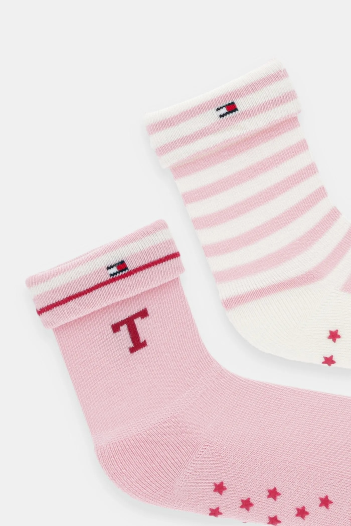 Tommy Hilfiger skarpetki dziecięce 2-pack 701236337.9BYA różowy AW25