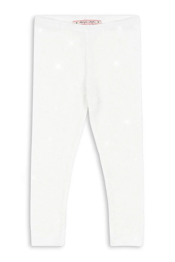 Konges Sløjd legginsy dziecięce LOLA PANTS GRS dzianina biały KS104340.9BYA