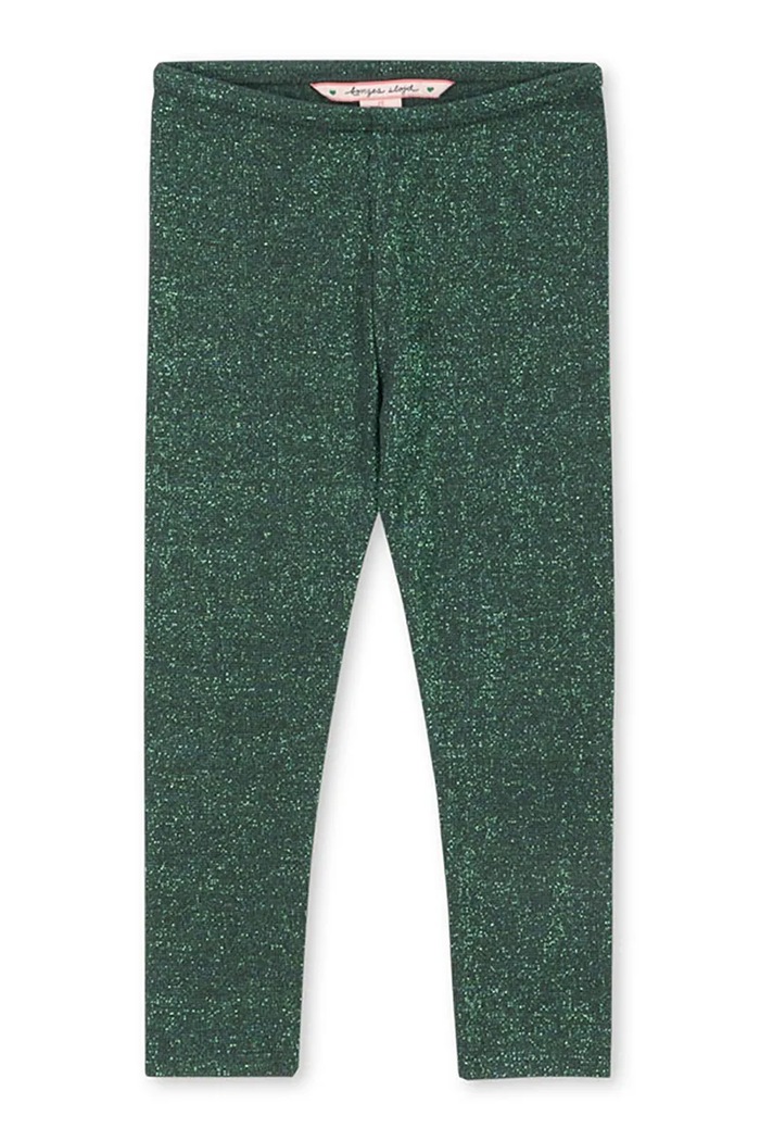 Konges Sløjd legginsy dziecięce ROLI PANTS wzorzyste zielony KS104416.9BYA