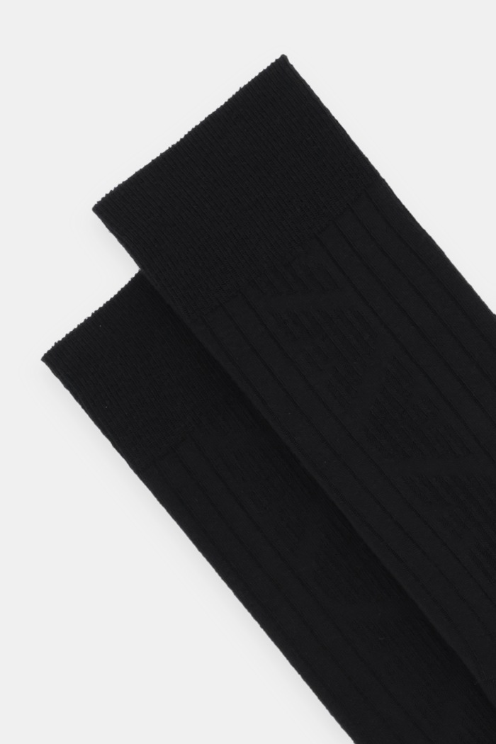 Čarape Emporio Armani Underwear 3-pack EM000554.AF18180 crna AW25