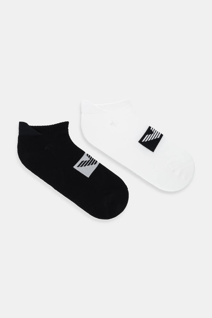 Emporio Armani Underwear skarpetki 2-pack skarpetki krótkie czarny EM003751.AF18263