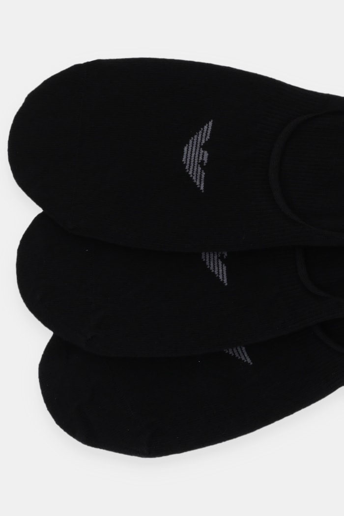 Emporio Armani Underwear Șosete scurte bărbați pachet de 3 EM000548.AF14446 negru SS26