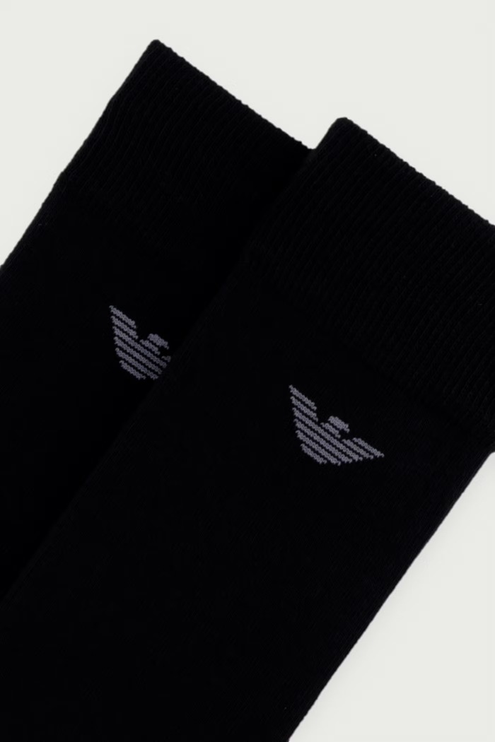 Emporio Armani Underwear Skarpety z bawełną 3-pack EM000554.AF14446 czarny AW25