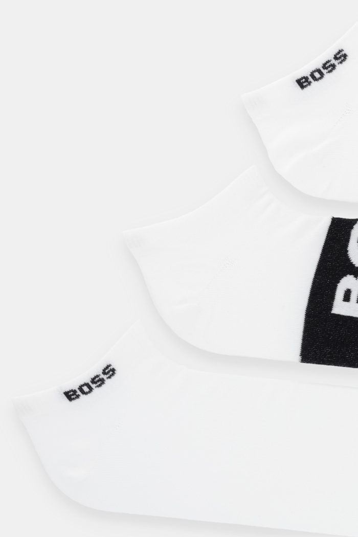 BOSS stopki 3-pack 3P AS Logo CC 50543482 biały SS26