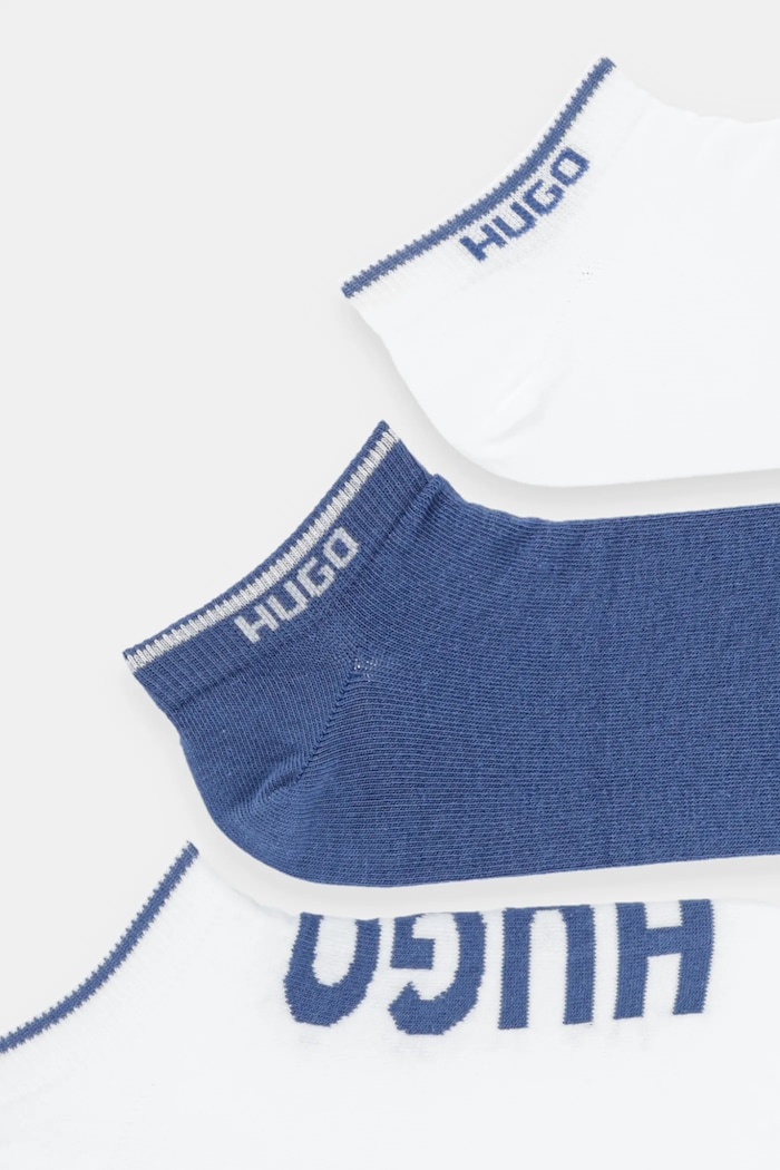 Κάλτσες HUGO 3-pack Bashinah 50544506 μπλε AW25