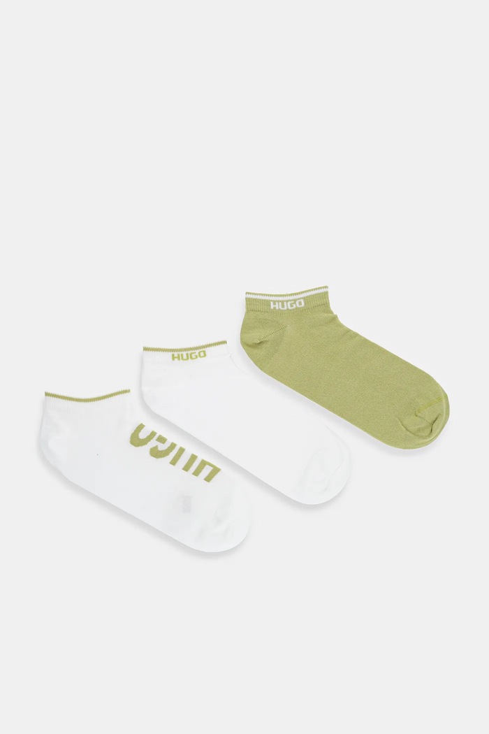 Κάλτσες HUGO 3-pack Bashinah κοντές κάλτσες πράσινο 50544506