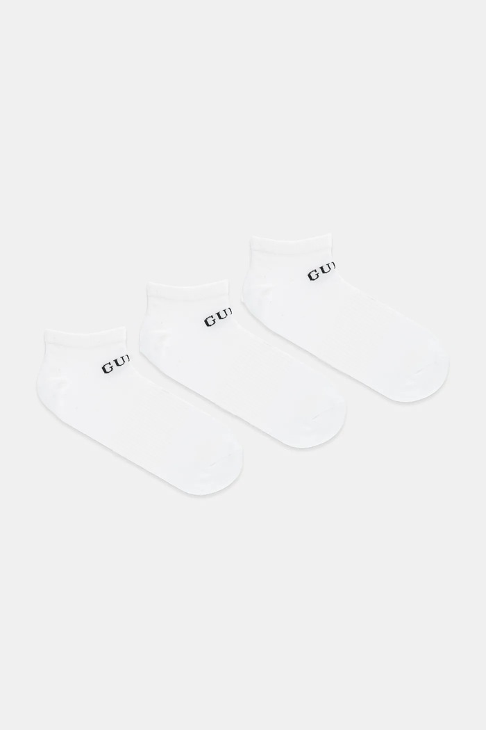 Ponožky Guess 3-pack dlouhé ponožky bílá U4YG50.Z3F60