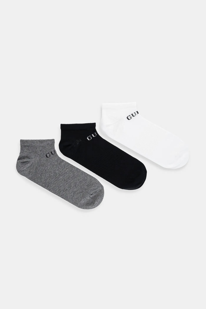 Ponožky Guess 3-pak dlhé ponožky sivá U4YG50.Z3F60