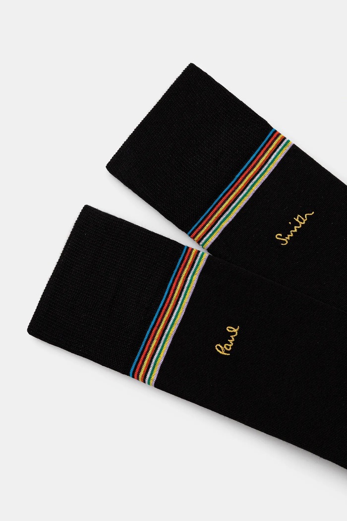 Paul Smith socks M1A.380CI.T639 black AW25