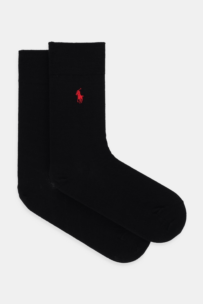 Κάλτσες με προσθήκη μαλλιού Polo Ralph Lauren ψηλές κάλτσες μαύρο 449P05406