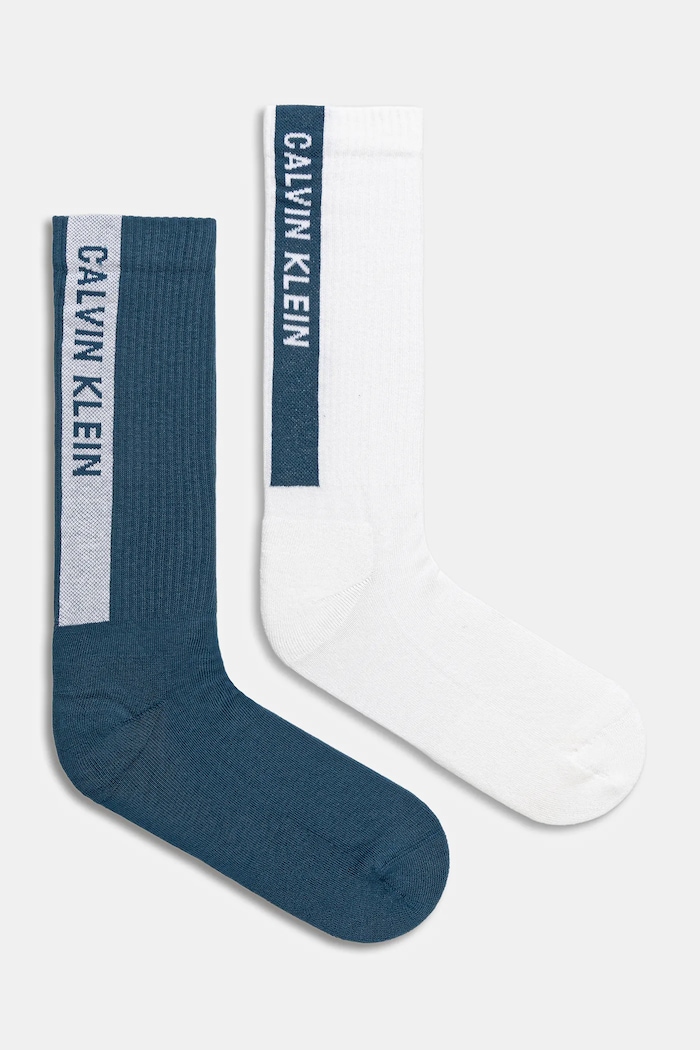 Calvin Klein Jeans șosete 2-pack sosete lungi albastru 701235977