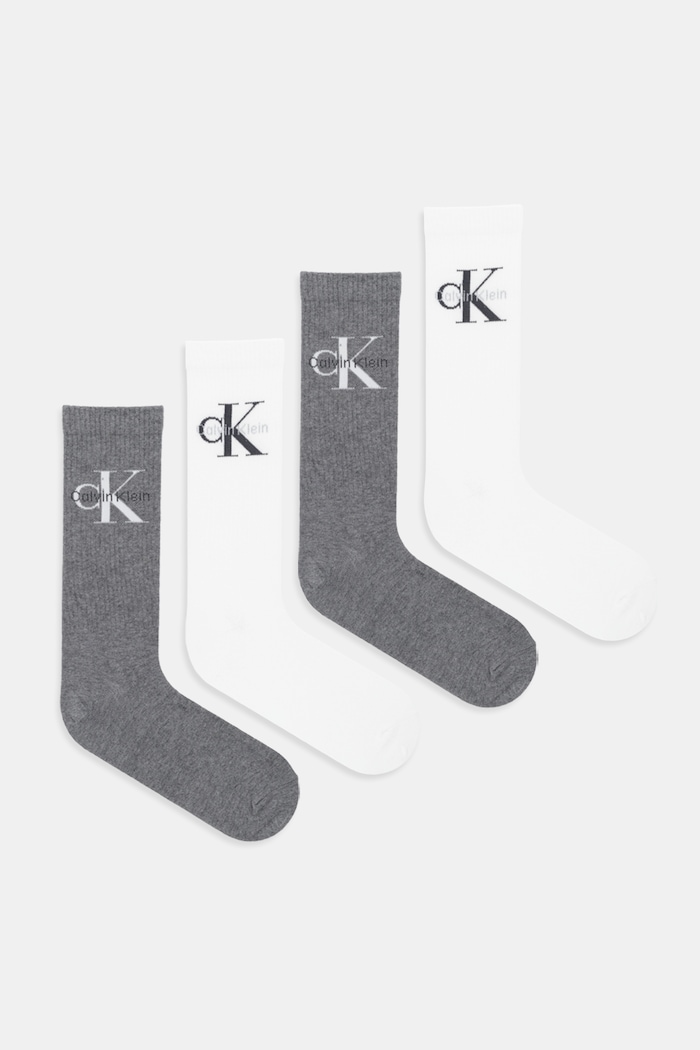 Calvin Klein Jeans skarpetki 4-pack melanż szary 701235982