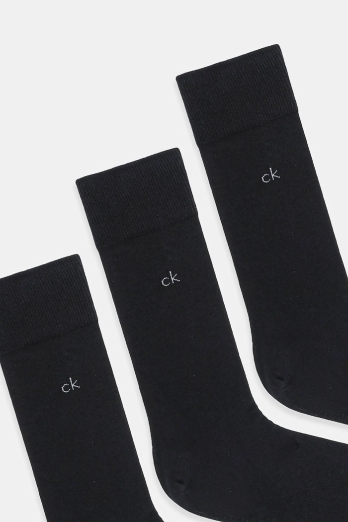 Calvin Klein шкарпетки чоловічі з бавовною 3 шт. 701234208 чорний SS26