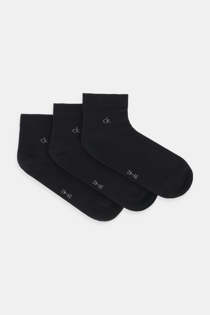 Calvin Klein calzini da uomo con cotone pacco da 3 nero 701234209