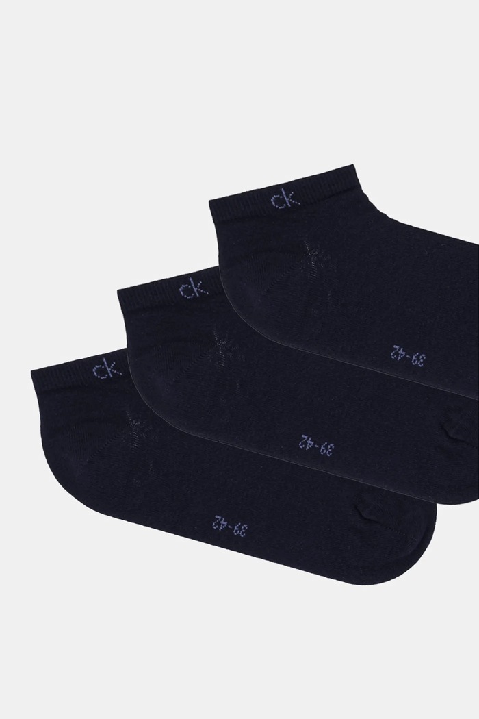 Calvin Klein ponožky pánske s bavlnou 3-pak 701234366 tmavomodrá SS26