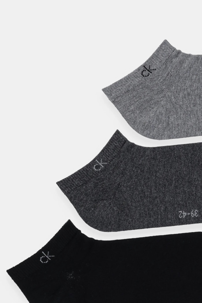 Calvin Klein calzini da uomo con cotone pacco da 3 701234366 grigio SS26