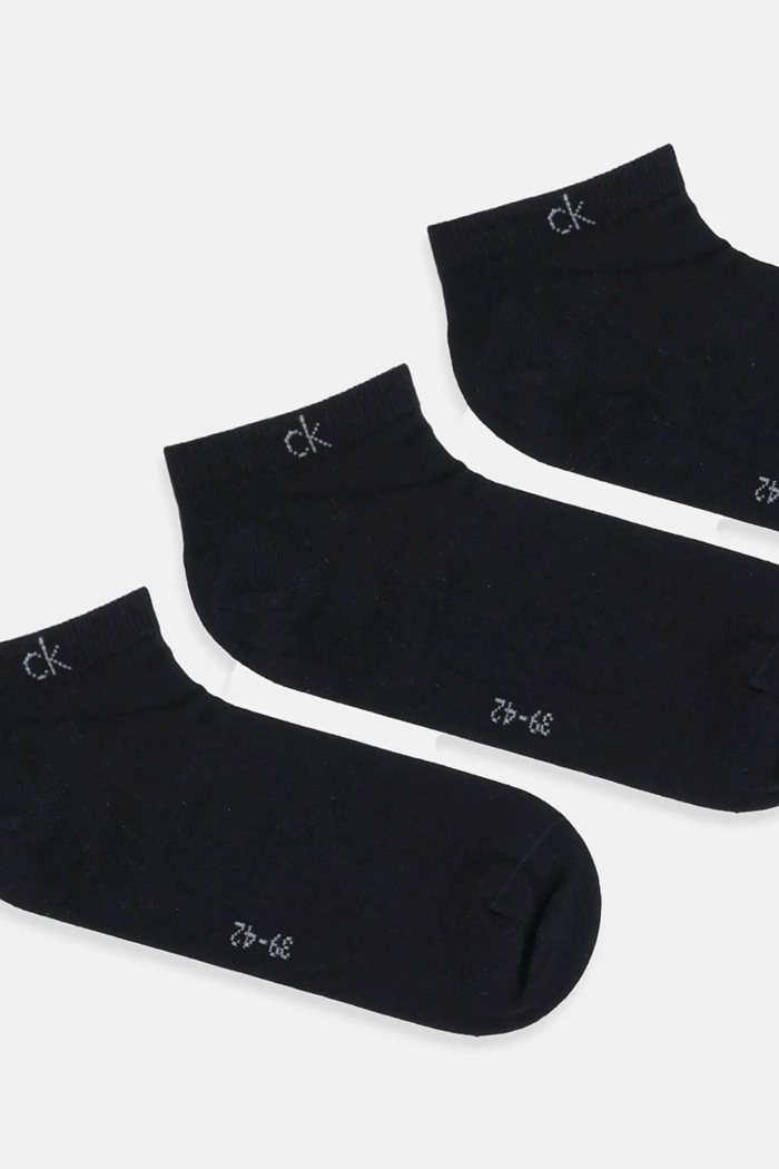 Calvin Klein κάλτσες ανδρικές με βαμβάκι 3-pack 701234366 μαύρο SS26