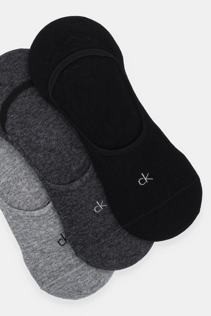 Ponožky Calvin Klein 3-pack 701234367 šedá AW25