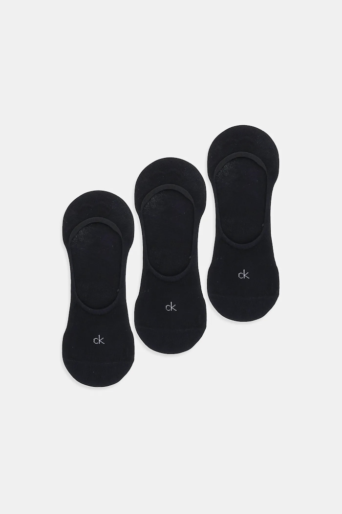 Calvin Klein skarpetki 3-pack skarpetki krótkie czarny 701234367