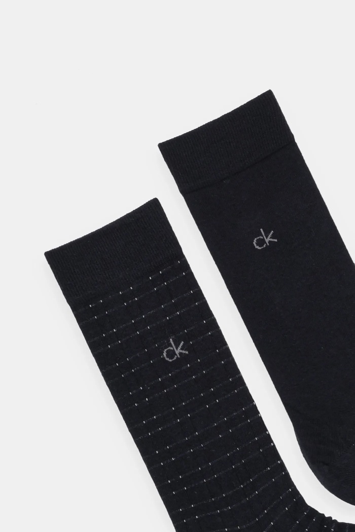 Calvin Klein skarpetki 2-pack 701235969 czarny AW25
