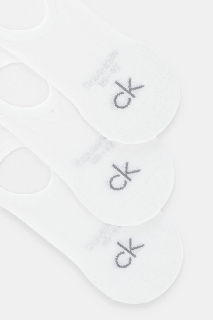 Calvin Klein skarpetki 3-pack 701236412 biały AW25