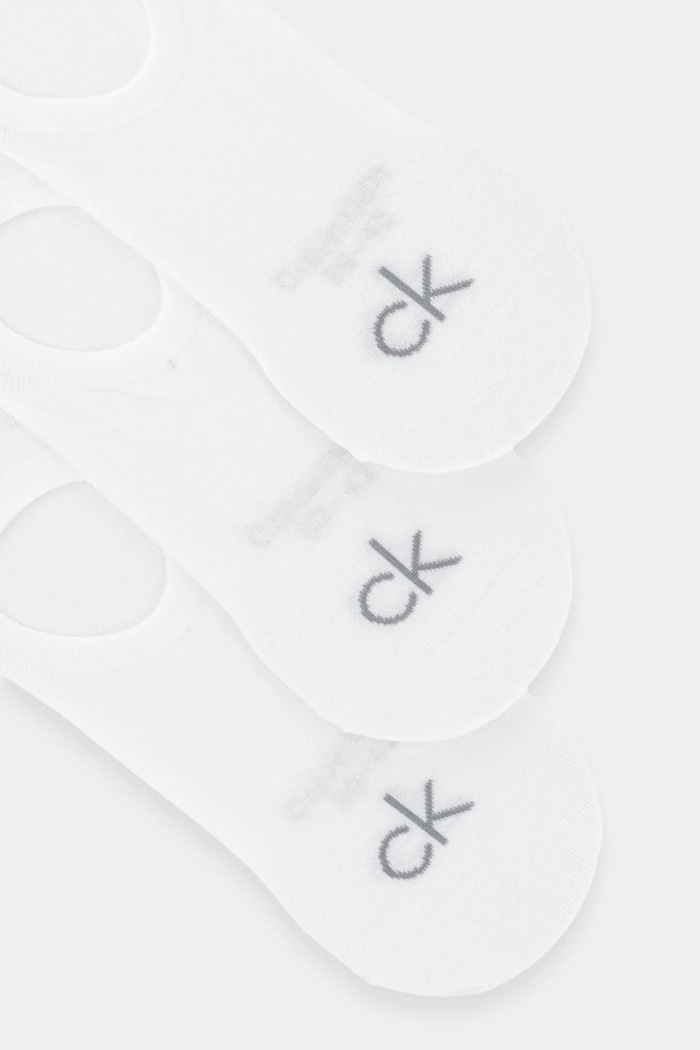 Calvin Klein skarpetki 3-pack 701236412 biały AW25