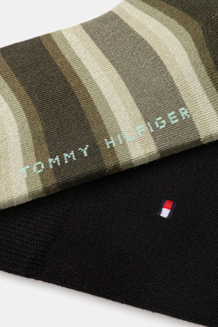 Ponožky Tommy Hilfiger 2-pak 701236312 zelená AW25