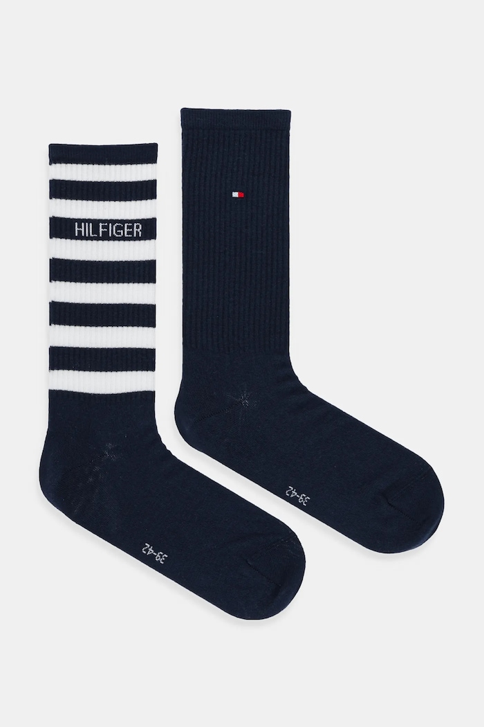 Ponožky Tommy Hilfiger 2-pak jednofarebný tmavomodrá 701236735