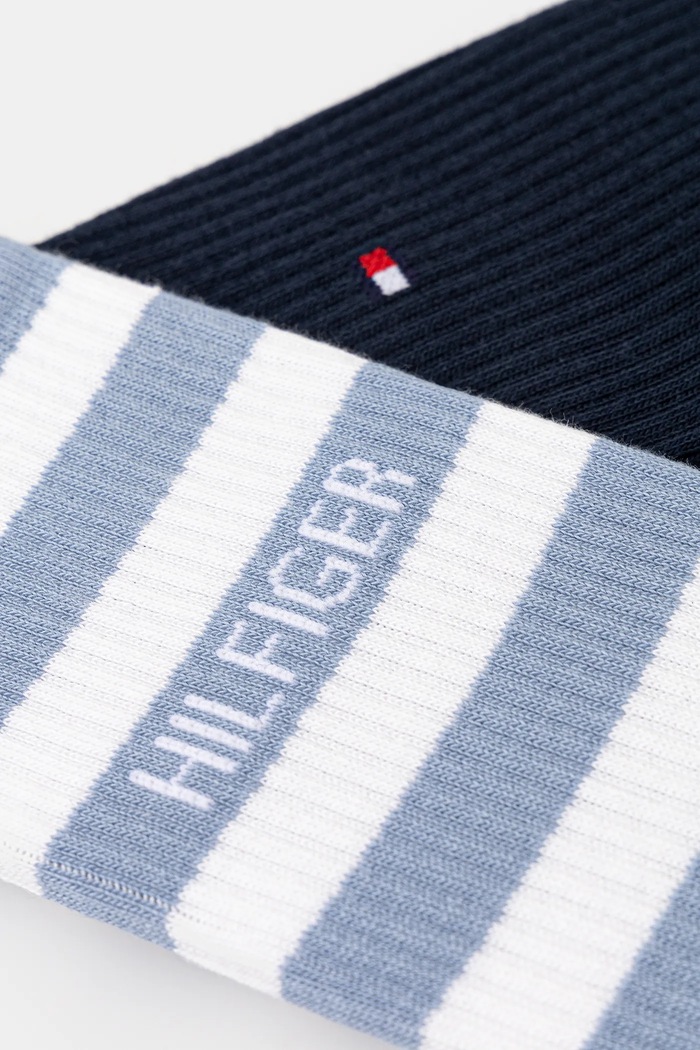 Ponožky Tommy Hilfiger 2-pak 701236735 modrá AW25