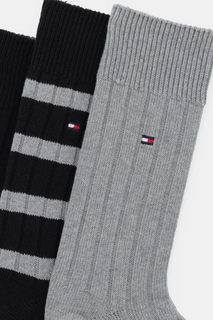 Tommy Hilfiger șosete 3-pack 701235377 negru AW25