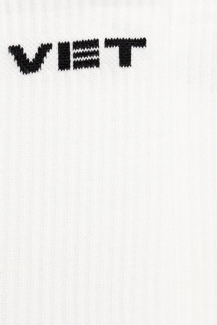 VETEMENTS socks Vet UH76SO250W white AW25