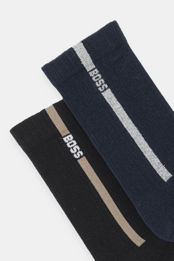 Κάλτσες BOSS 3-pack Bashinah 50547841 μαύρο AW25