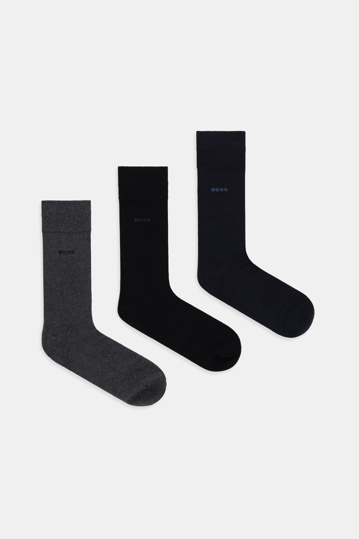 BOSS șosete 3-pack 3P RS GiftSet Uni CC uni negru 50558589