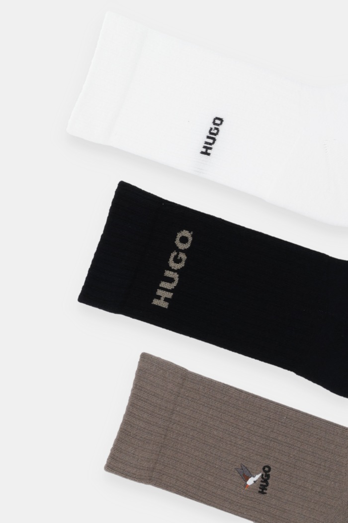 HUGO zokni 3 pár 50546351 fehér AW25