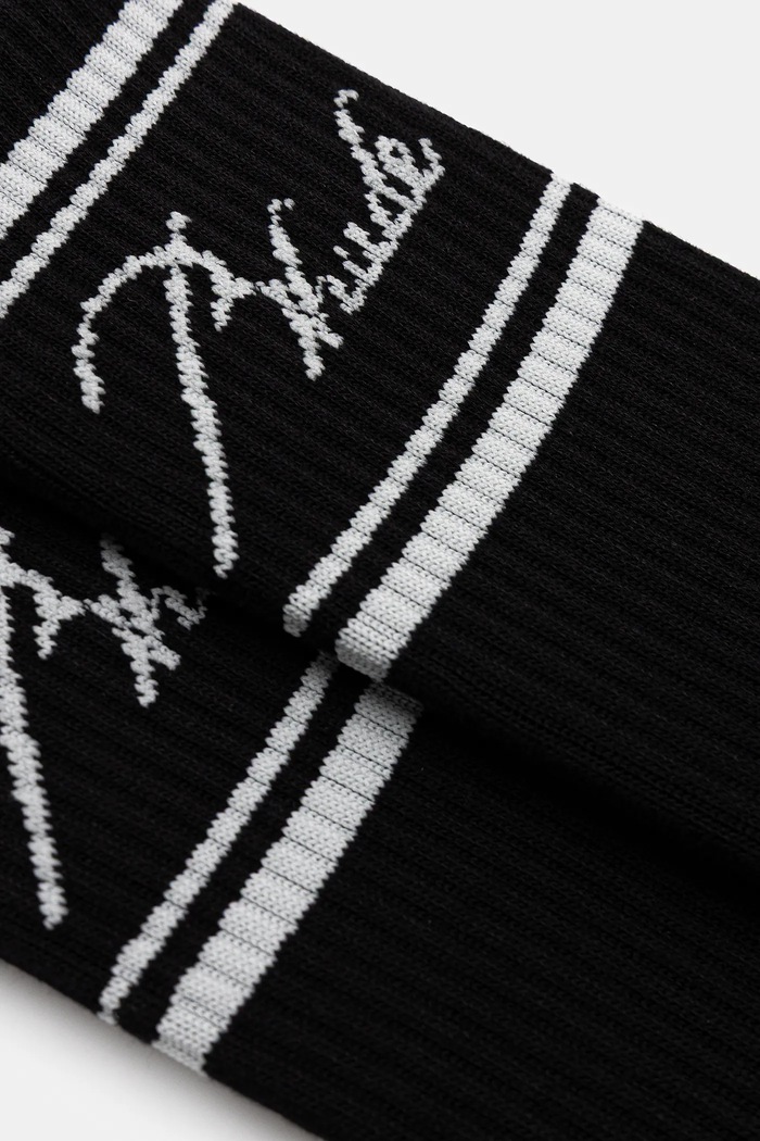 Čarape RHUDE Script logo RHFW25SO02750 crna AW25