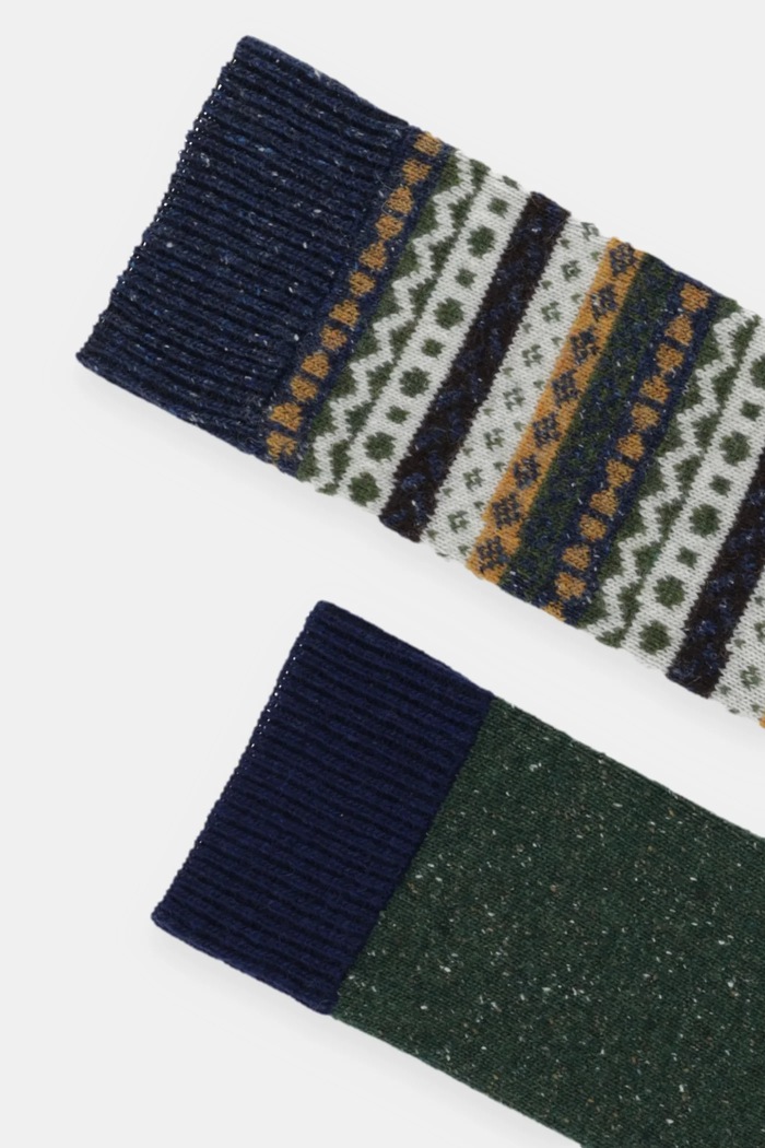 Barbour Șosete pentru bărbați pachet de 2 MSO0203 verde AW25