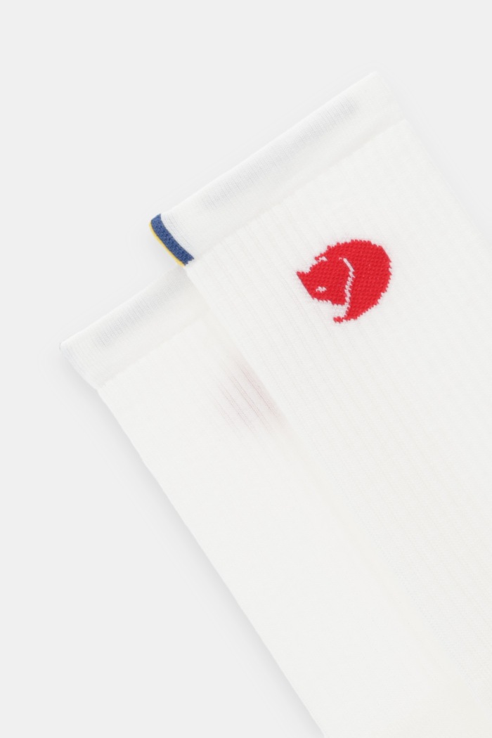 Fjallraven șosete cu lână Fjällräven Wool F13100211.111 alb SS26