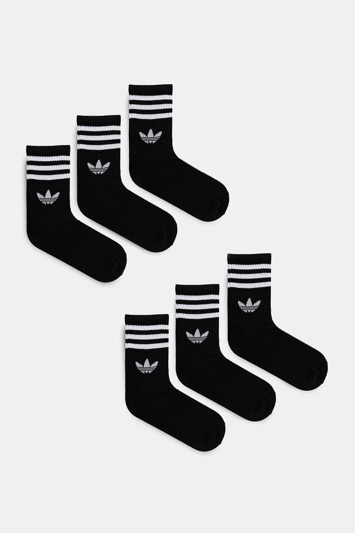 adidas Originals skarpetki 3-Stripes 6-pack skarpetki długie czarny JV7411