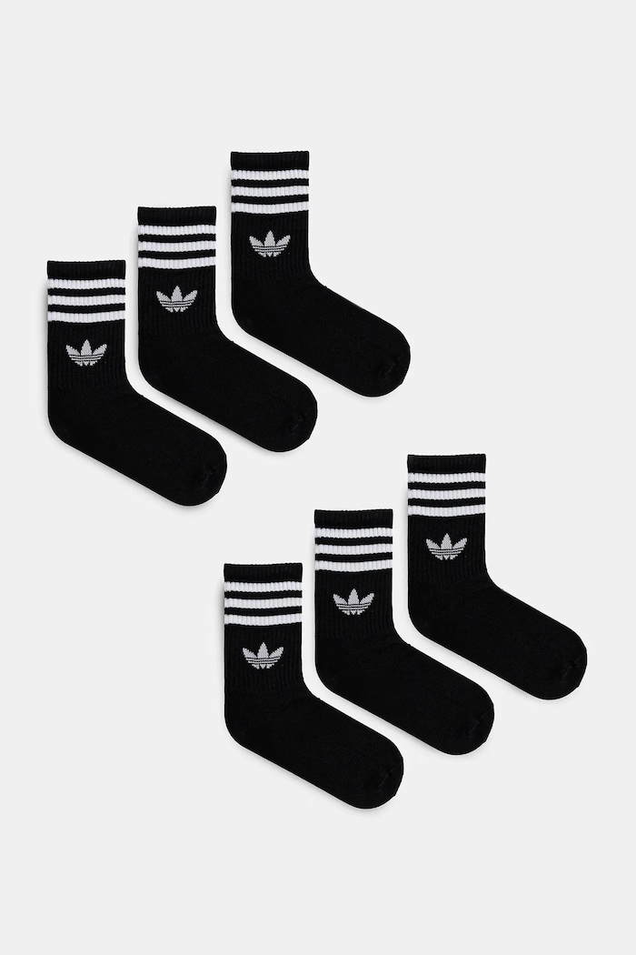adidas Originals skarpetki 3-Stripes 6-pack skarpetki długie czarny JV7411