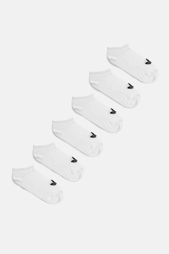 adidas Originals șosete 6-pack sosete scurte alb JW5336