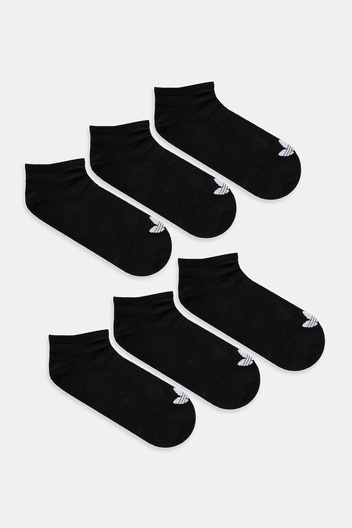 adidas Originals zokni 6 pár hosszúszárú zokni fekete JW5337