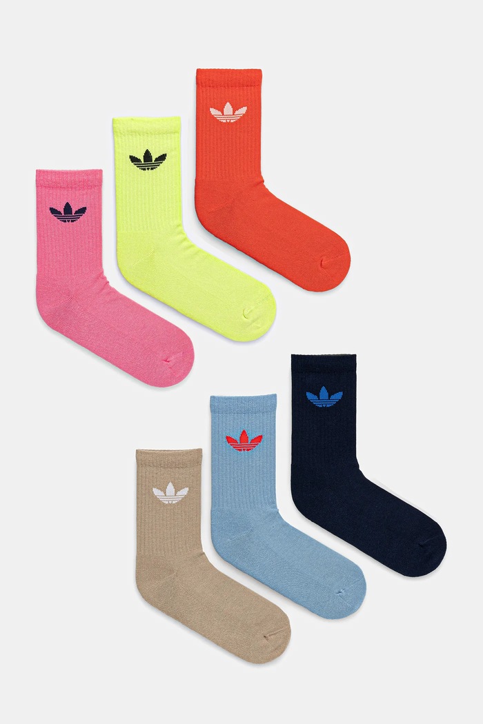 adidas Originals skarpetki Tr Crew S 6-pack skarpetki długie multicolor JY2679