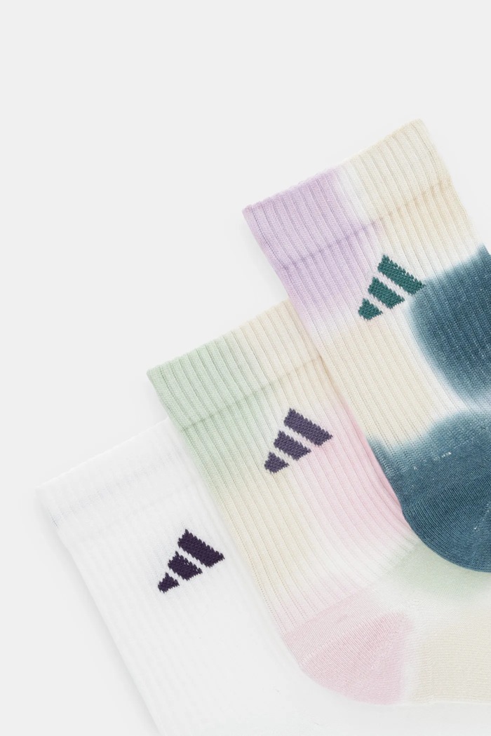 Ponožky adidas Tie Dye 3-pack JV8487 bílá AW25