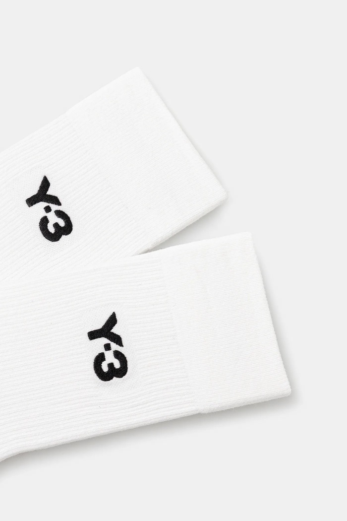 Y-3 socks Classic Crew JZ6269 white AW25