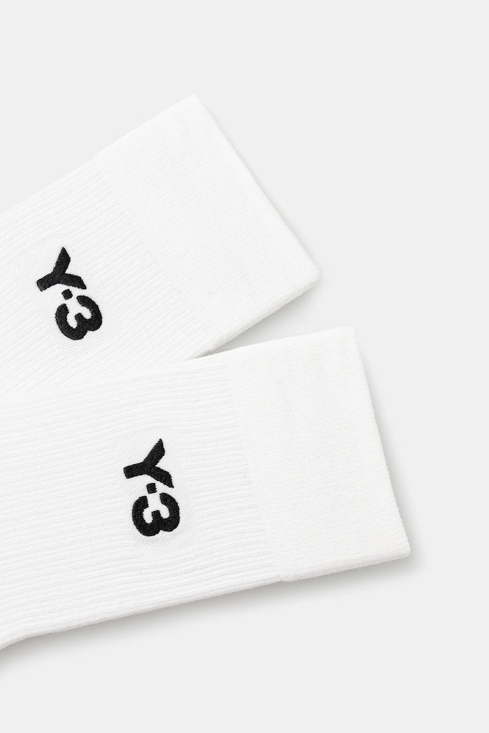 Y-3 socks Classic Crew JZ6269 white AW25