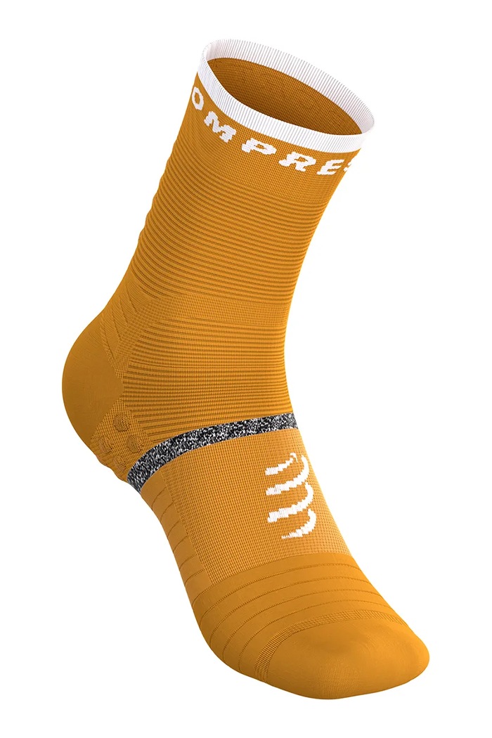 Odzież Compressport skarpety sportowe Pro Marathon V2.0 SMCU378 żółty