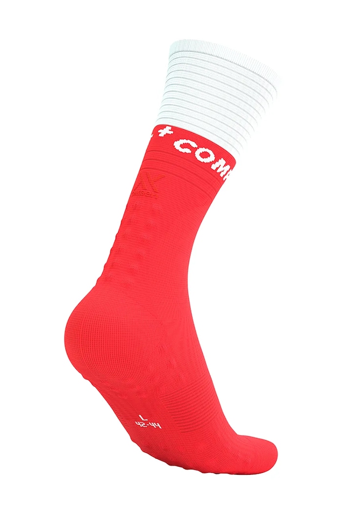 Compressport skarpetki Mid Compression v2.0 czerwony SQTU354