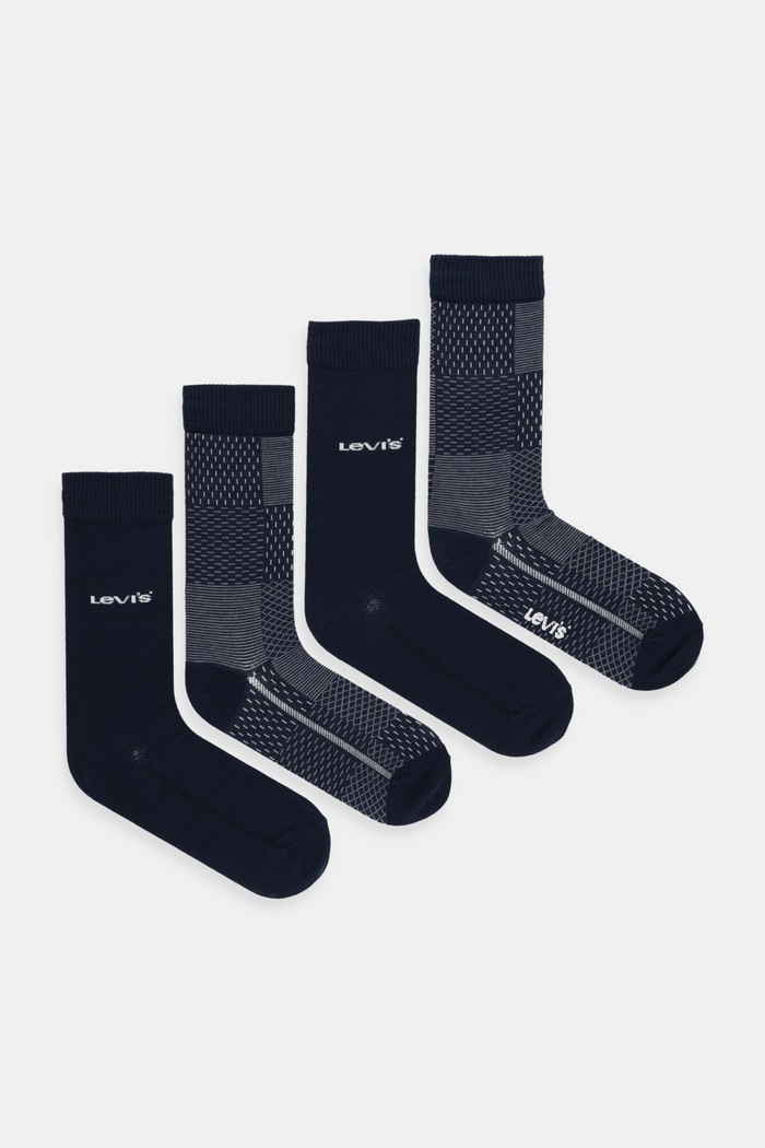 Levi's șosete 4-pack sosete lungi bleumarin 37157.1303