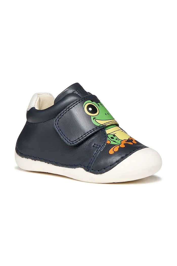 Geox pantofi din piele pentru bebeluși TUTIM Produs pentru bebe bleumarin B3539C.00085.18.23